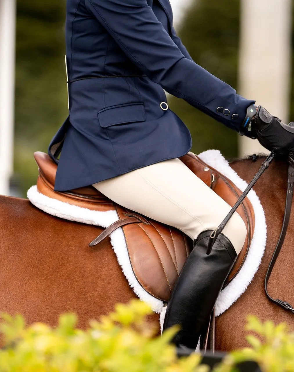 KL Select Gabrielle Knee Patch Breech - Beige