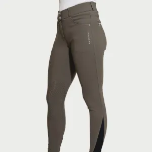 KL Select Gabrielle Knee Patch Breech - Truffle/Copper