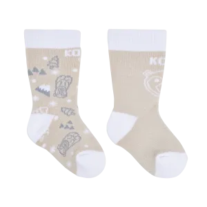 Kombi Adorable Twin Pack Infant Socks