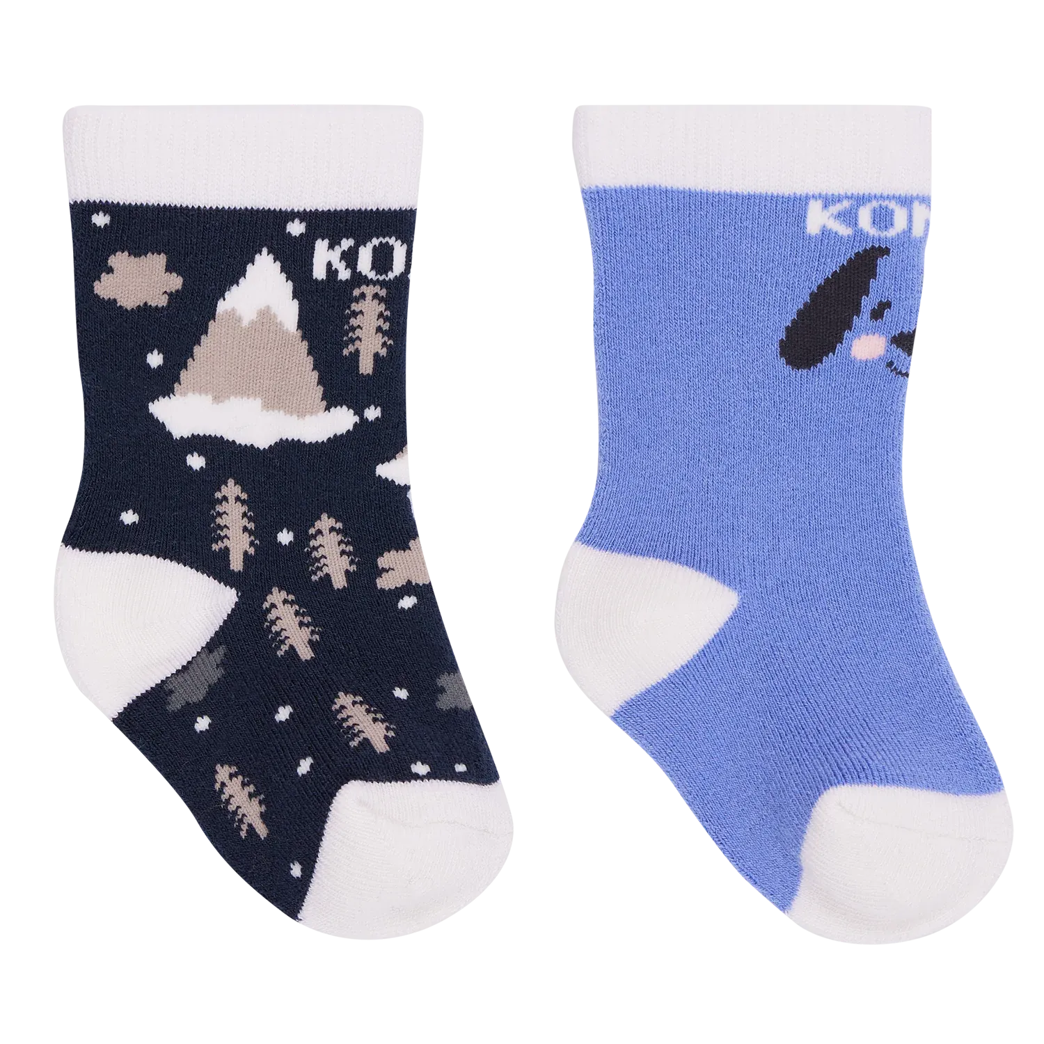 Kombi Adorable Twin Pack Infant Socks