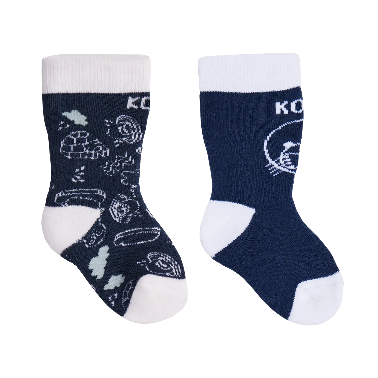 Kombi Adorable Twin Pack Infant Socks