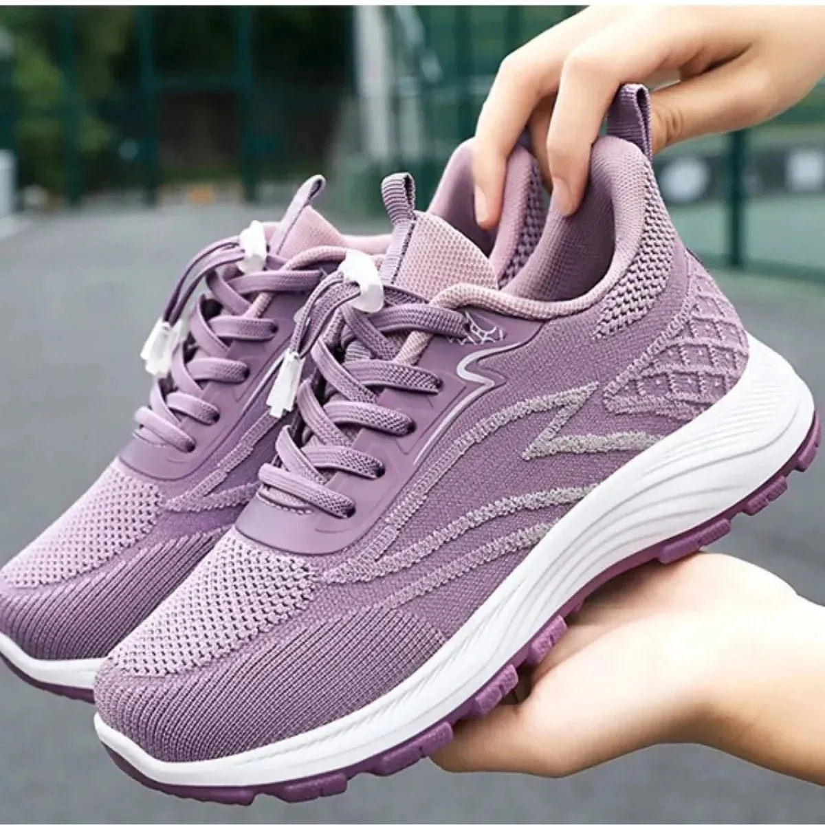 Ladies Lightweight Walking Trainers with Rocker Sole – Easy Walk Pro Design for All-Day Comfort & Pain Relief