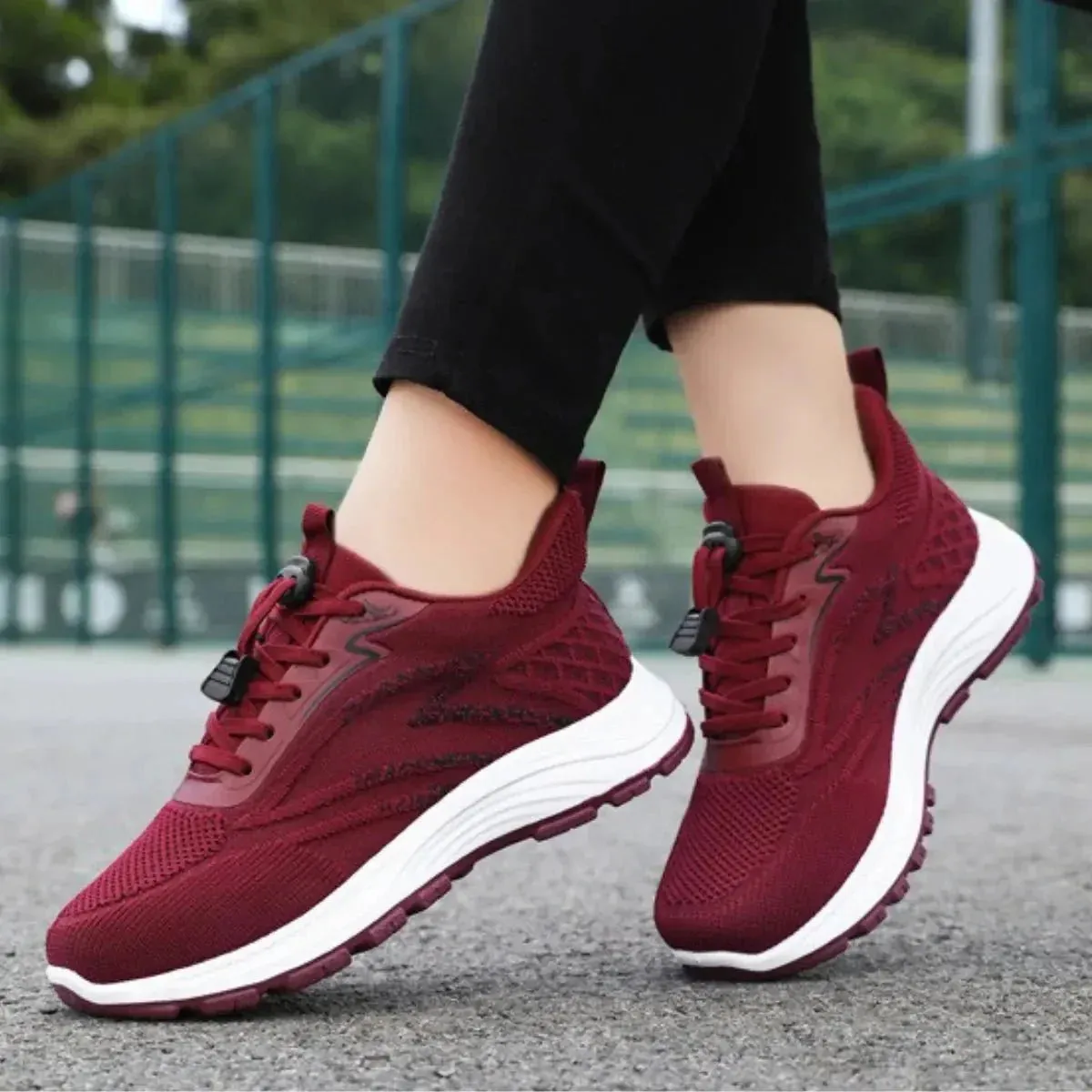 Ladies Lightweight Walking Trainers with Rocker Sole – Easy Walk Pro Design for All-Day Comfort & Pain Relief
