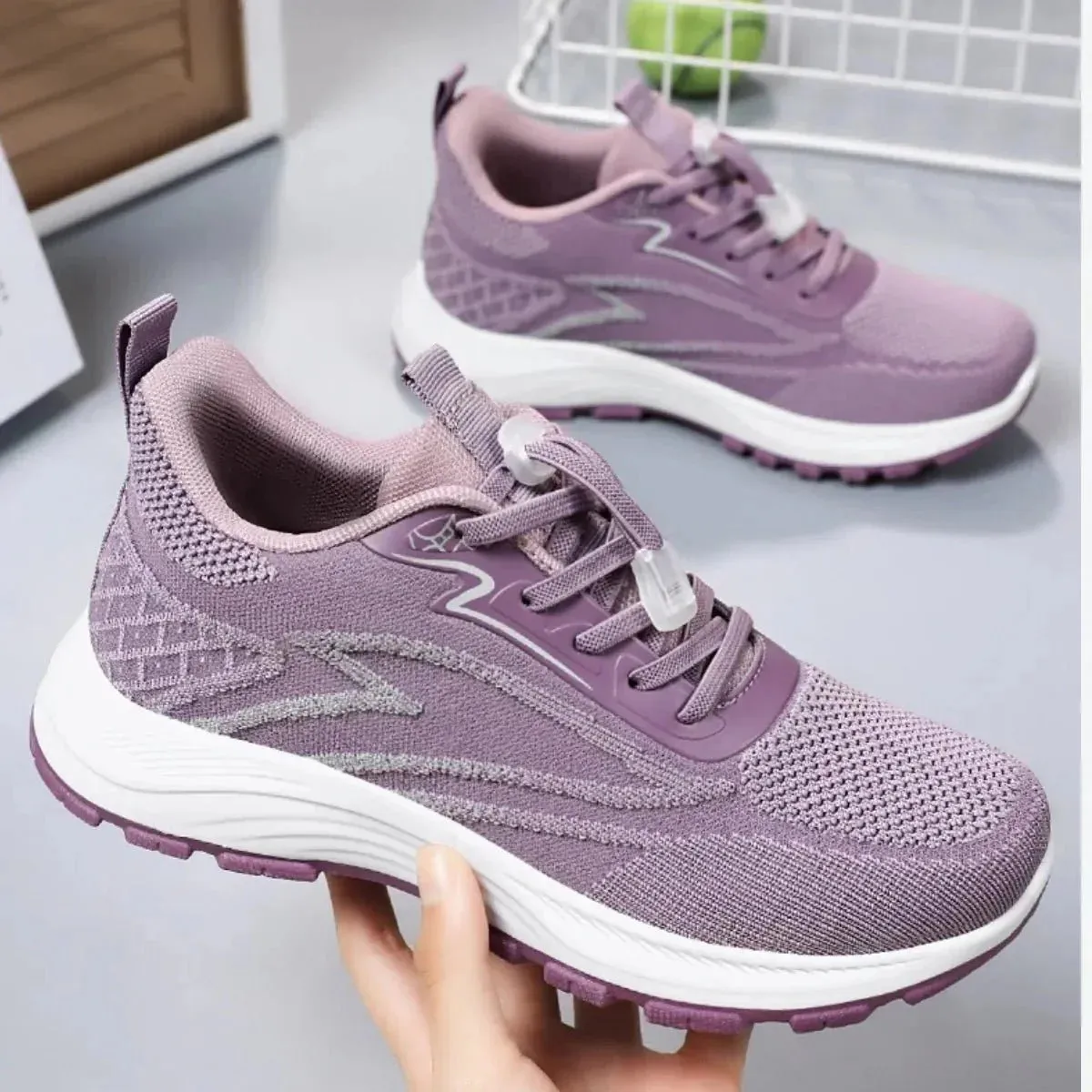 Ladies Lightweight Walking Trainers with Rocker Sole – Easy Walk Pro Design for All-Day Comfort & Pain Relief