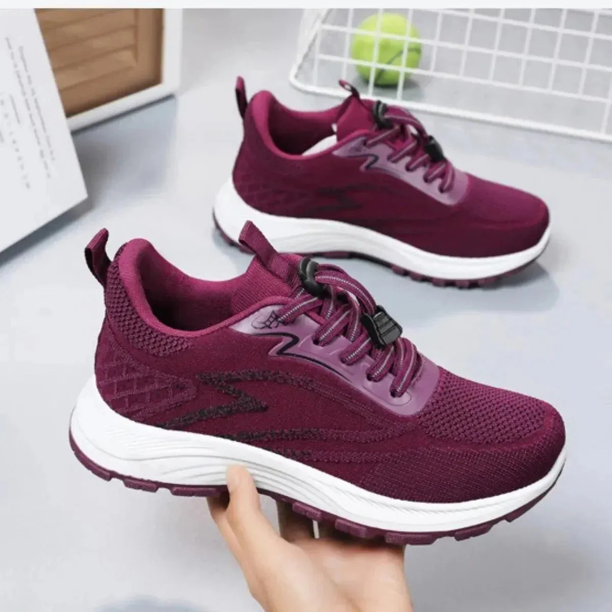 Ladies Lightweight Walking Trainers with Rocker Sole – Easy Walk Pro Design for All-Day Comfort & Pain Relief