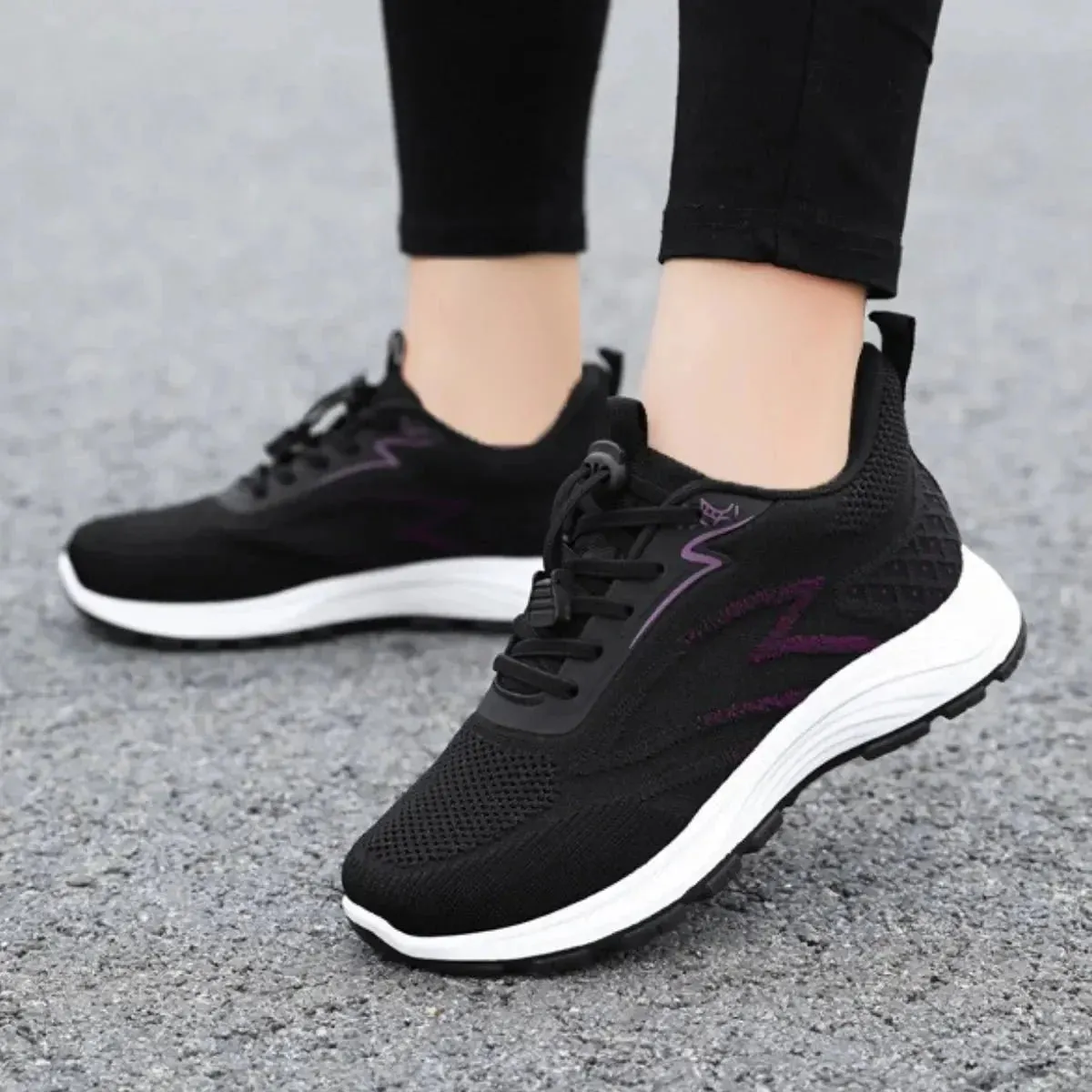 Ladies Lightweight Walking Trainers with Rocker Sole – Easy Walk Pro Design for All-Day Comfort & Pain Relief