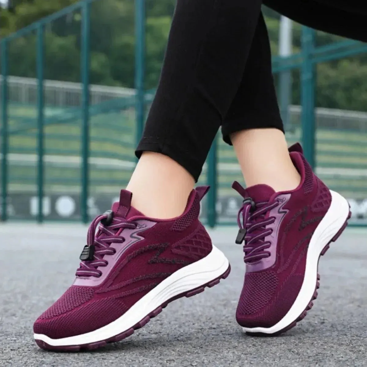 Ladies Lightweight Walking Trainers with Rocker Sole – Easy Walk Pro Design for All-Day Comfort & Pain Relief