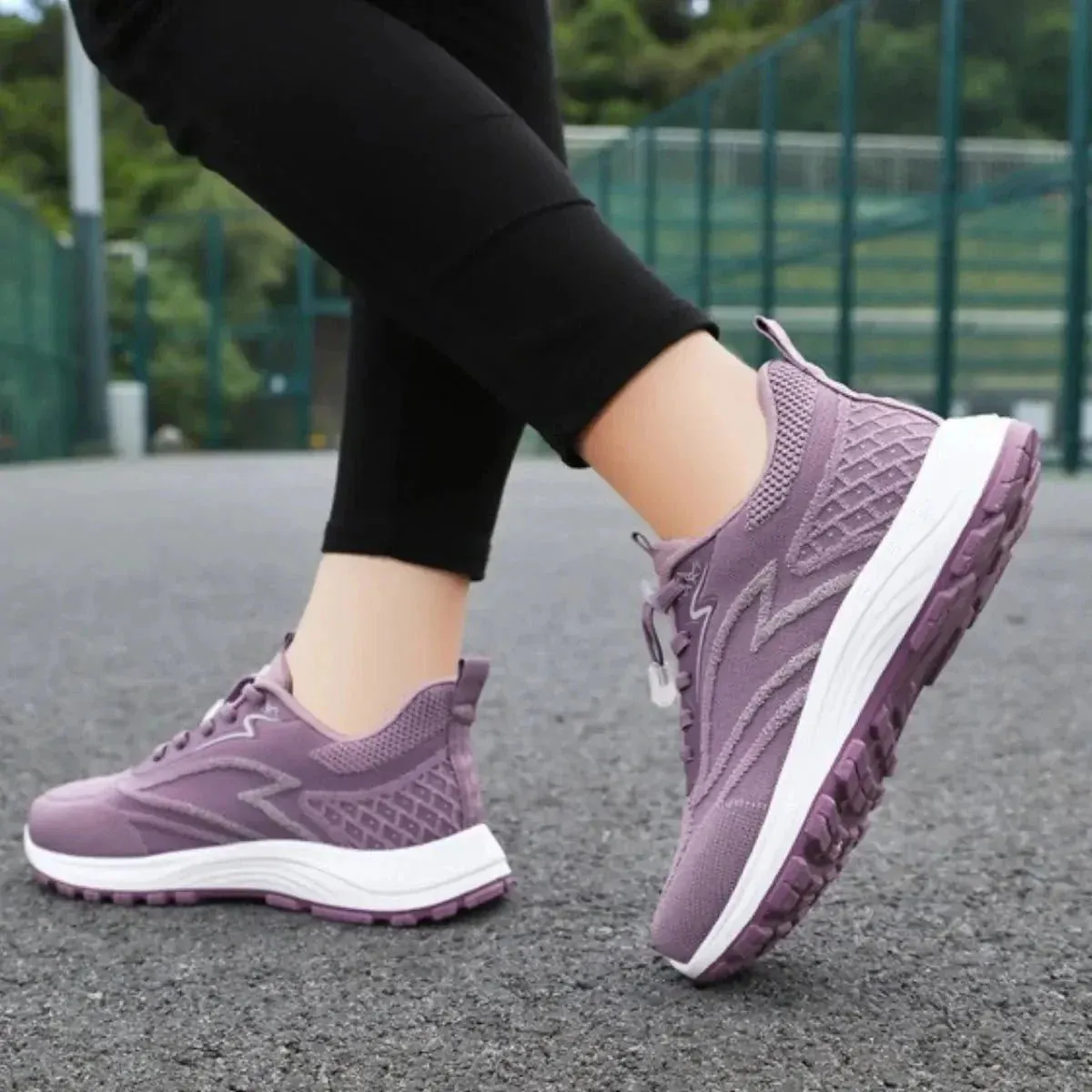 Ladies Lightweight Walking Trainers with Rocker Sole – Easy Walk Pro Design for All-Day Comfort & Pain Relief