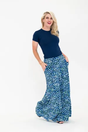 Lara in Blue - Palazzo Pants