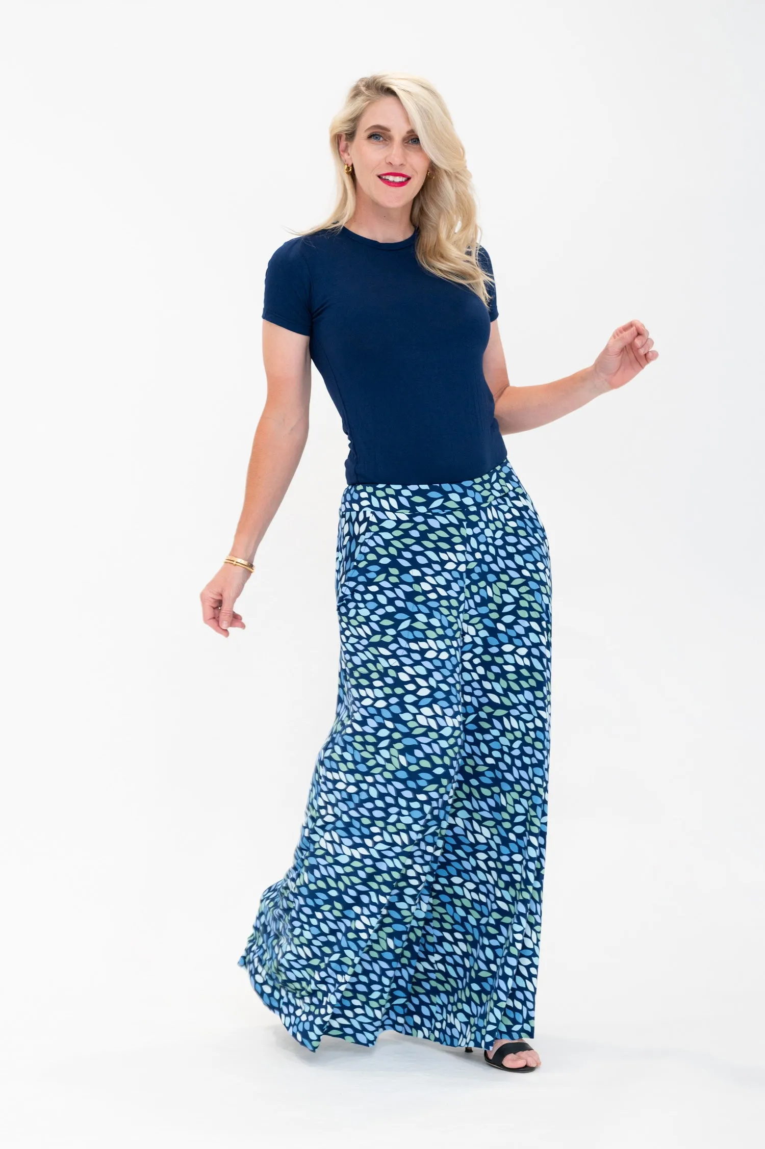 Lara in Blue - Palazzo Pants