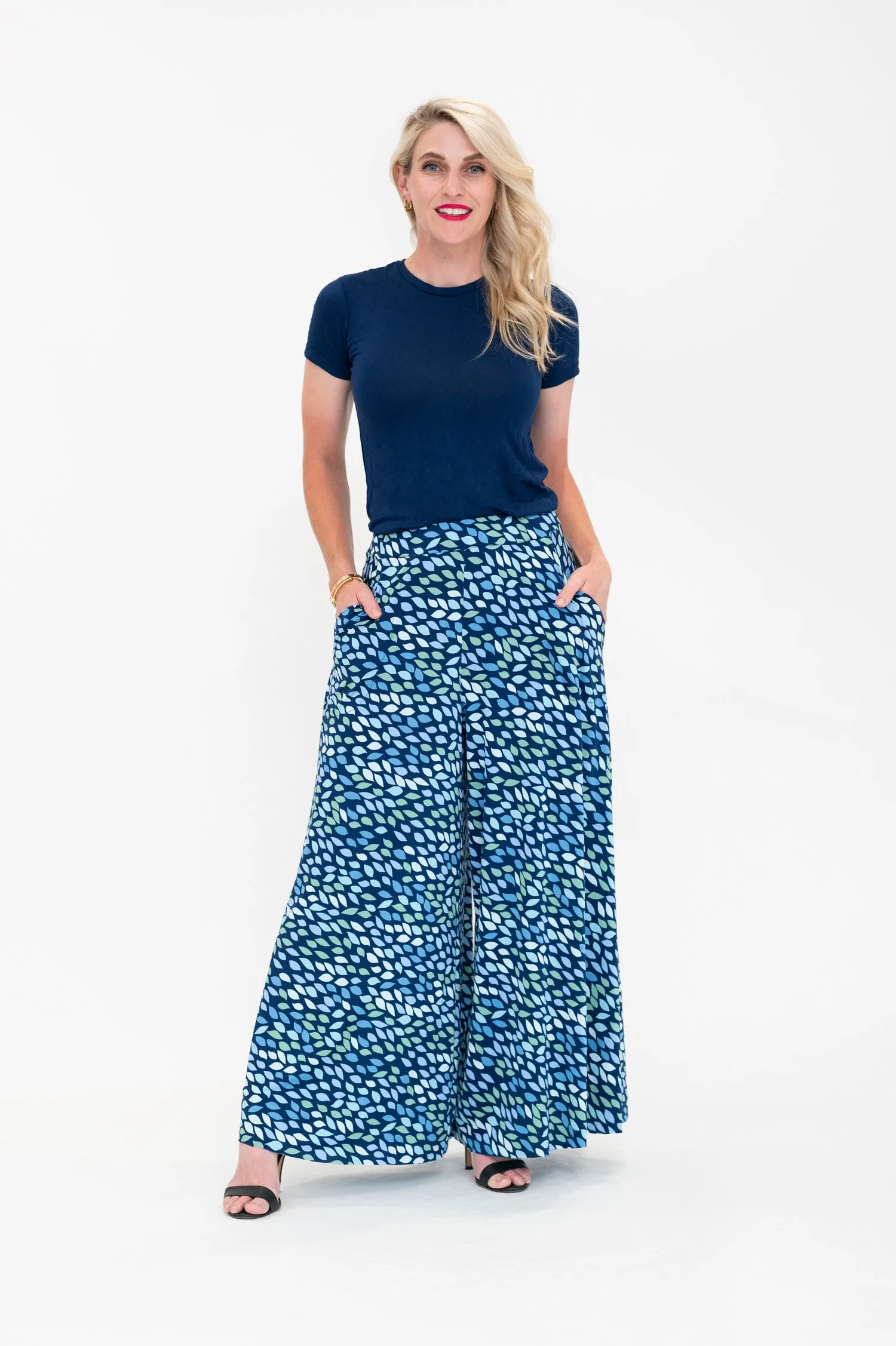 Lara in Blue - Palazzo Pants