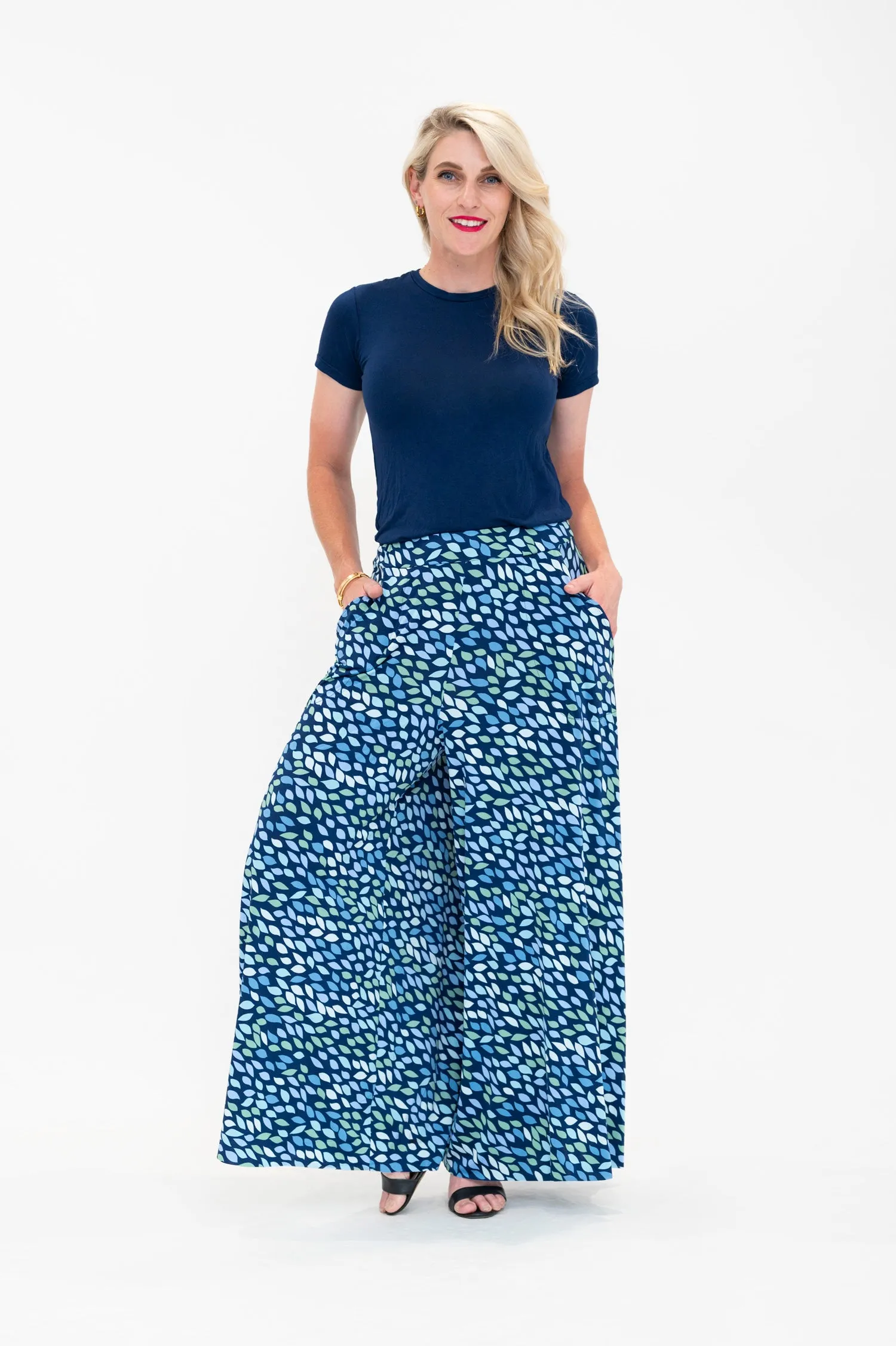 Lara in Blue - Palazzo Pants