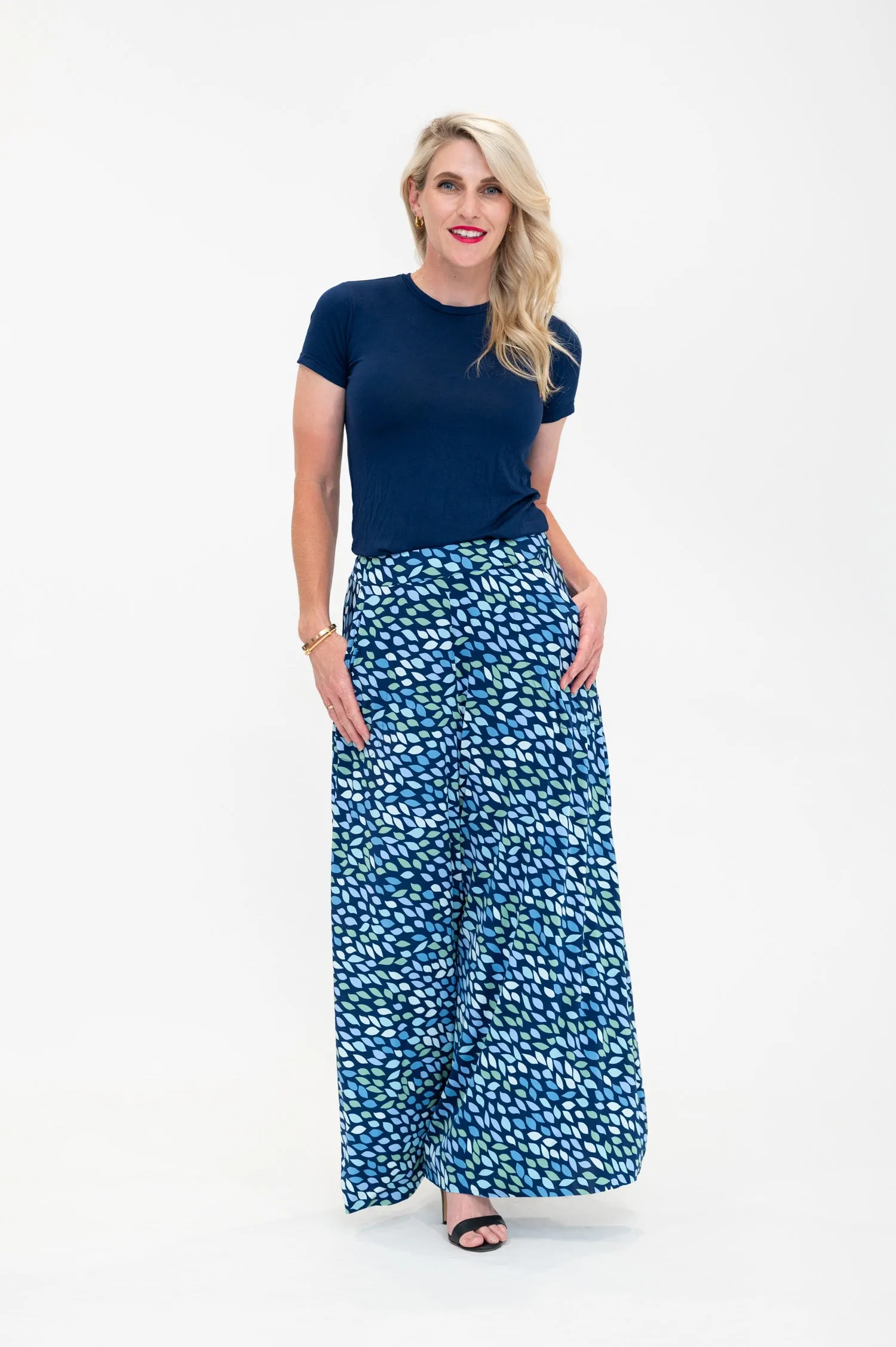 Lara in Blue - Palazzo Pants