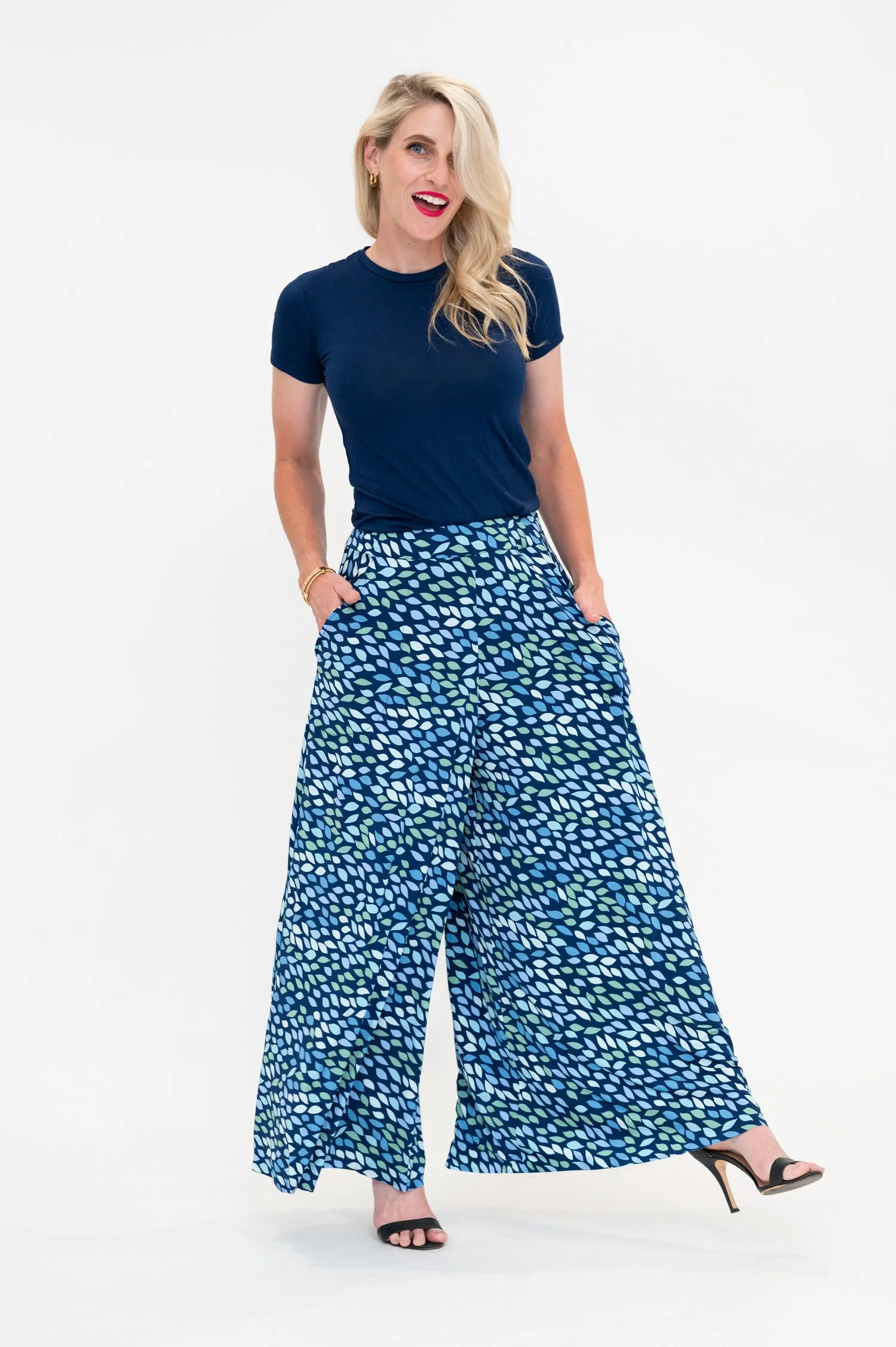 Lara in Blue - Palazzo Pants