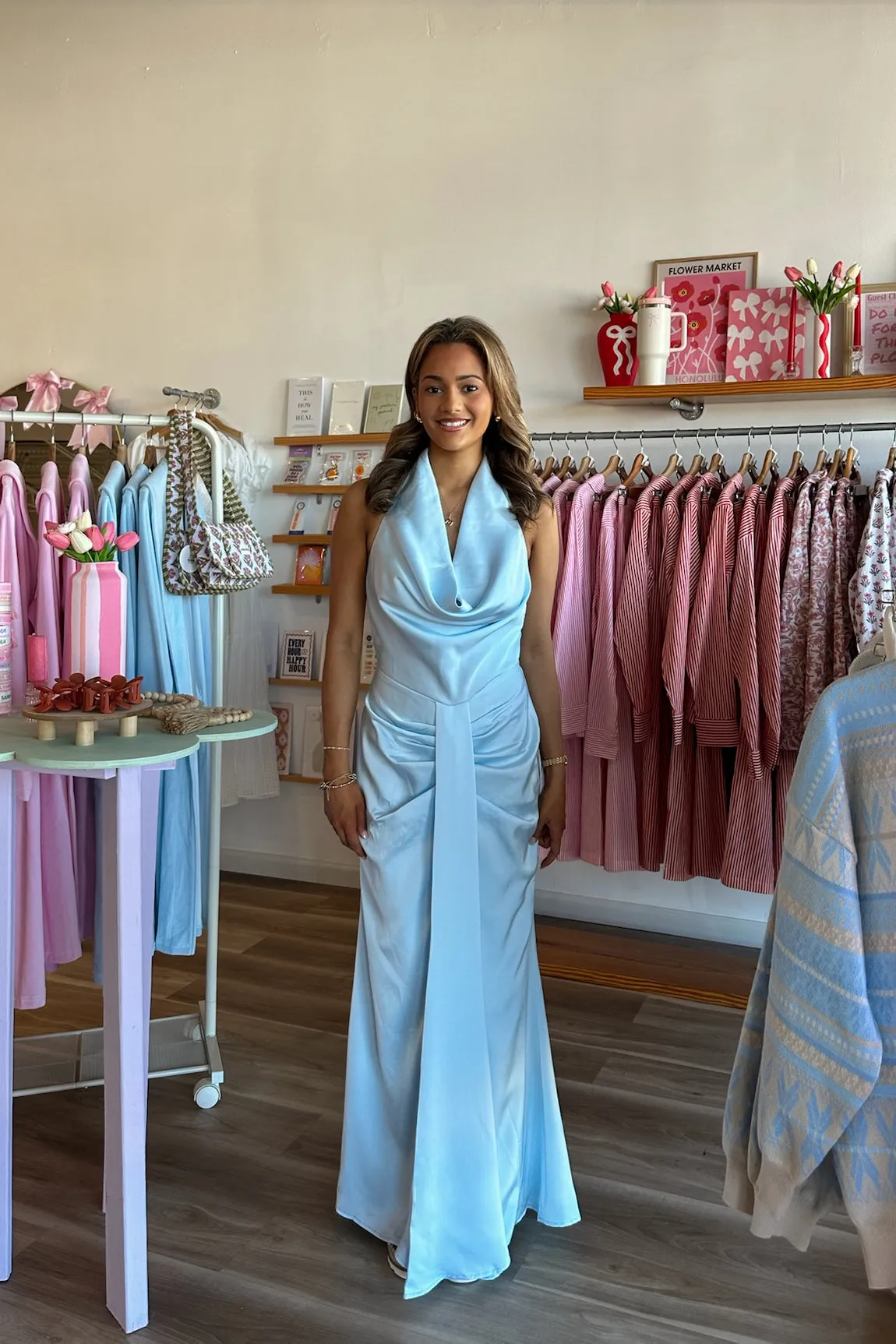 Laurel Halter Maxi Dress