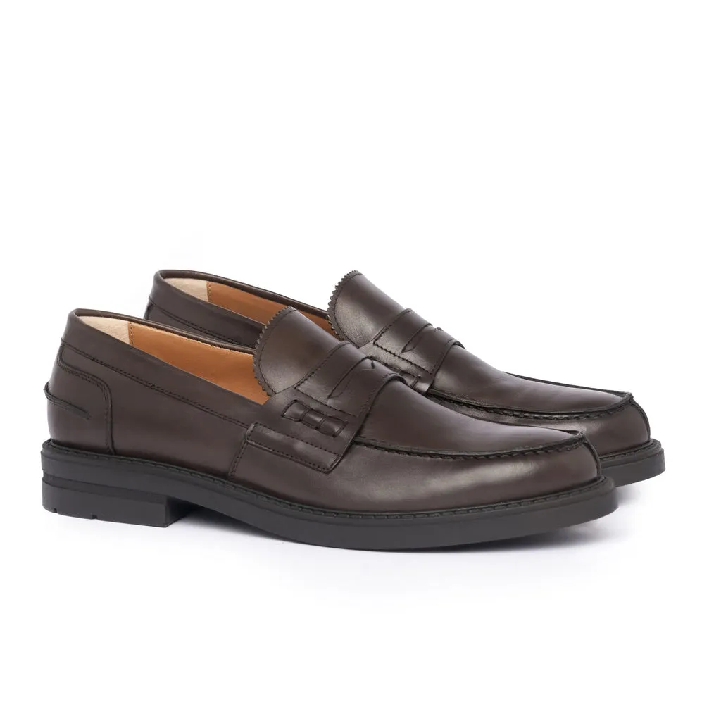 Leather Loafers - Dark Brown