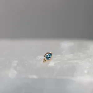 Lex with Light Blue Topaz Threadless End