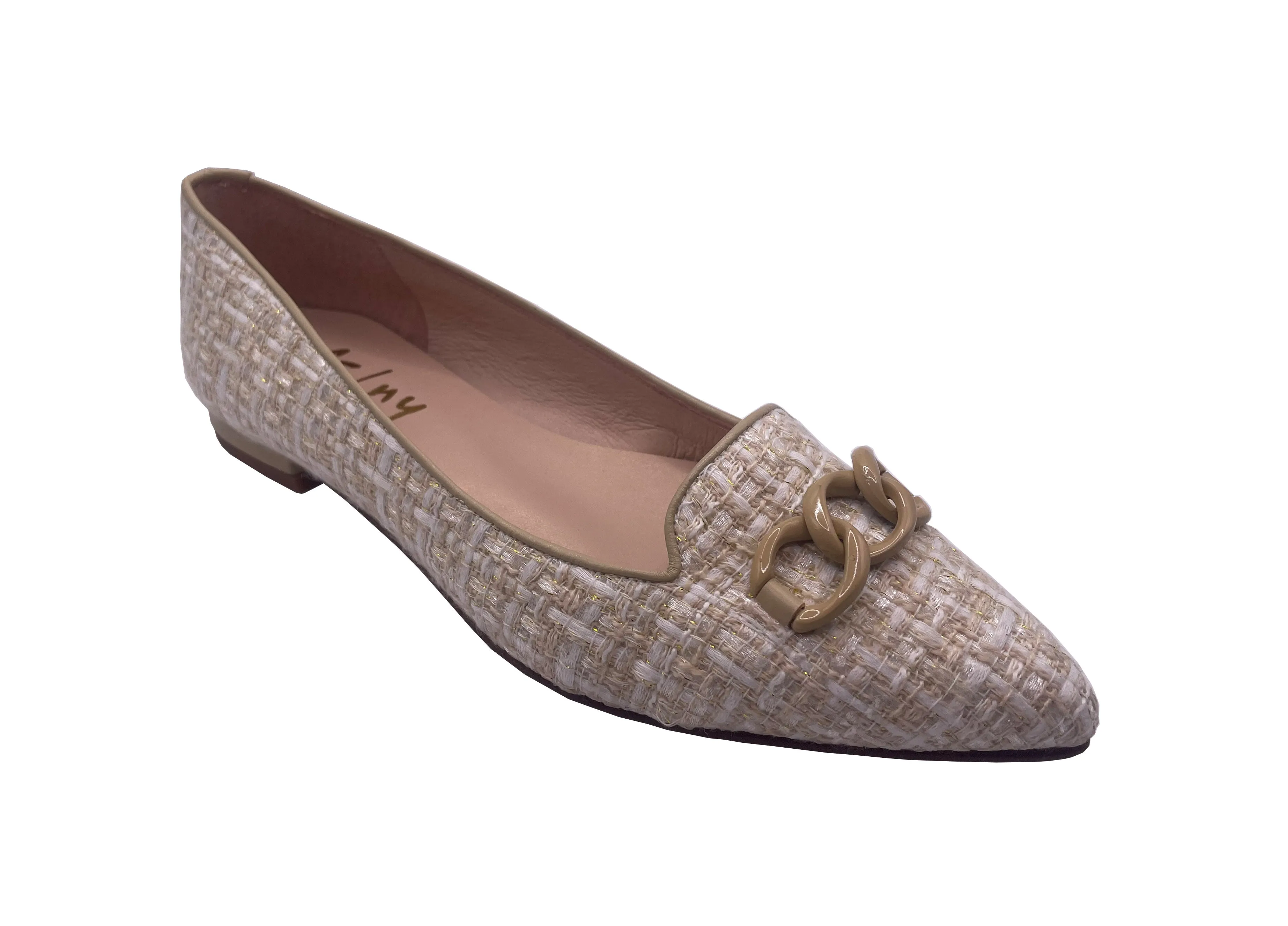 Lilah - Beige Tweed
