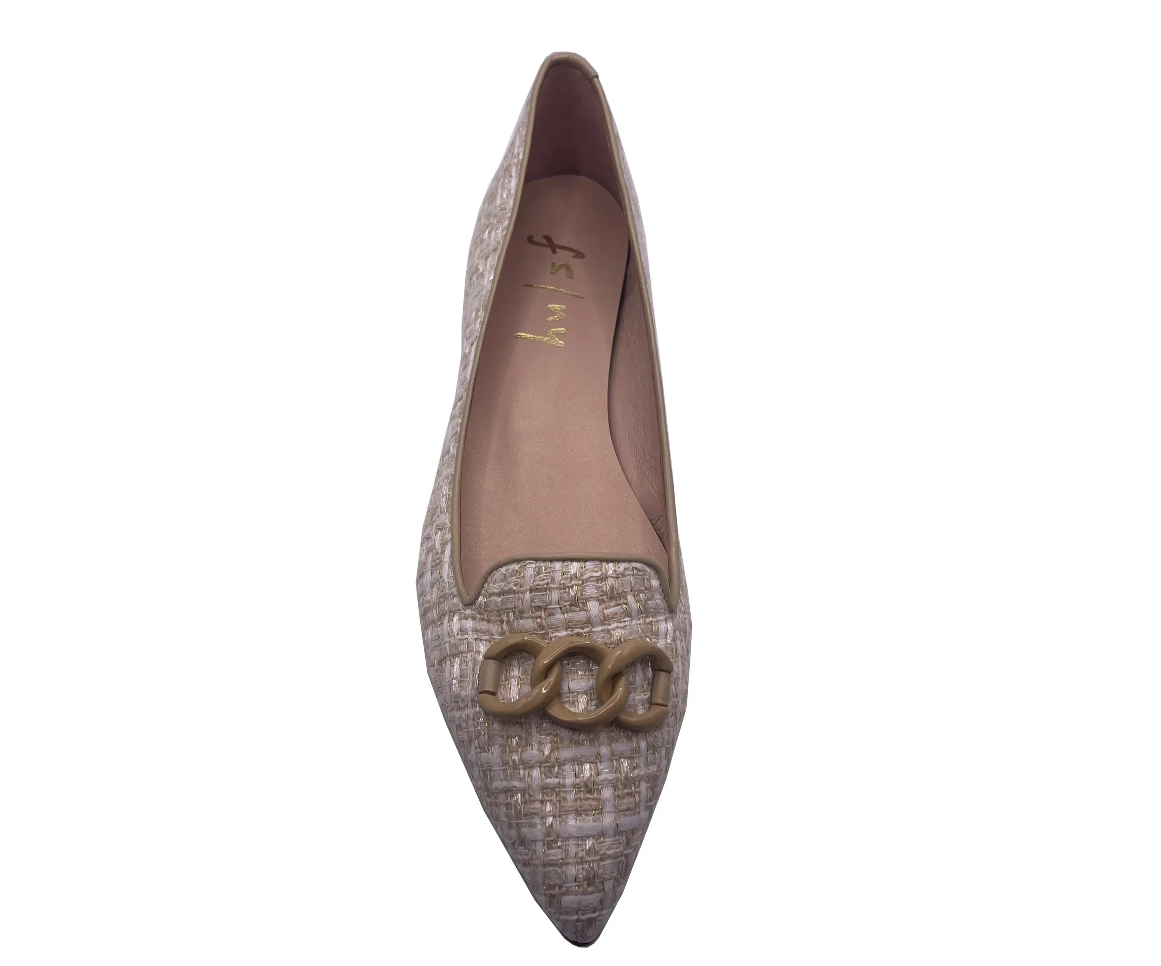 Lilah - Beige Tweed