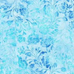 Lively Garden Batiks Sky - (2)