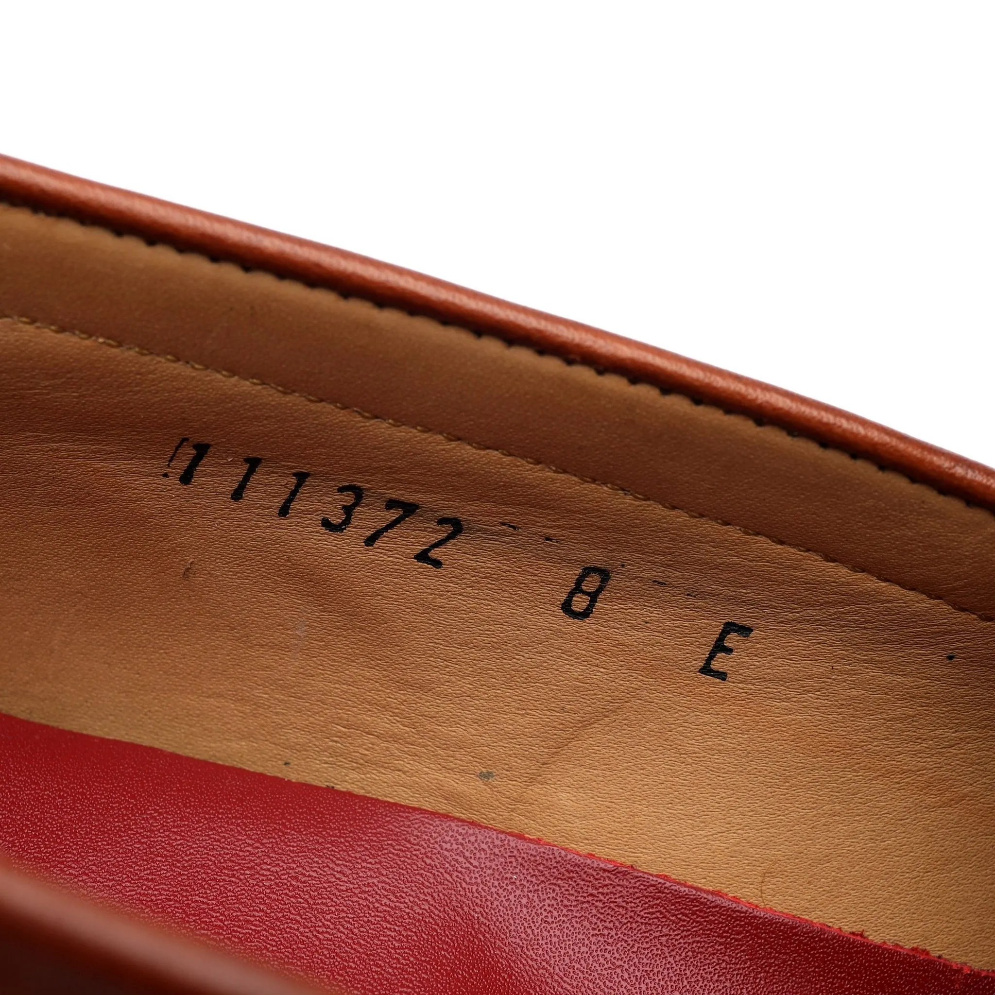 'Lloyd' Tan Brown Leather Loafer UK 8 E