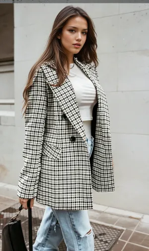 London Plaid Coat