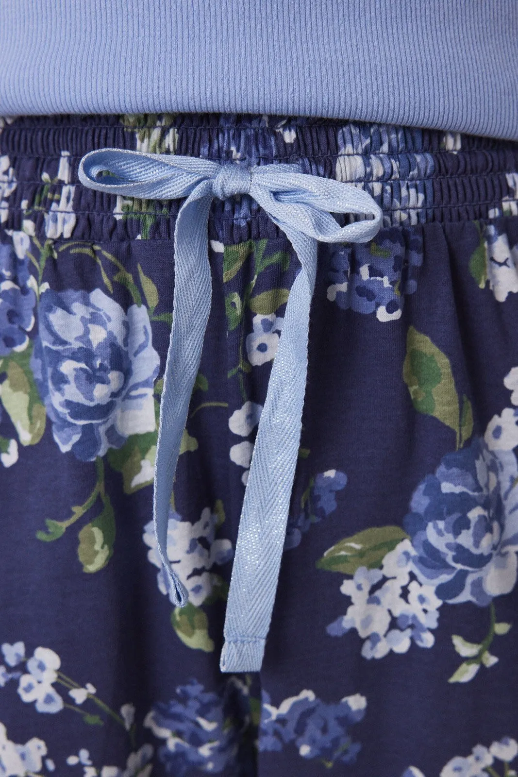 Long Sleeves Long Pant Pyjama Set - Blue