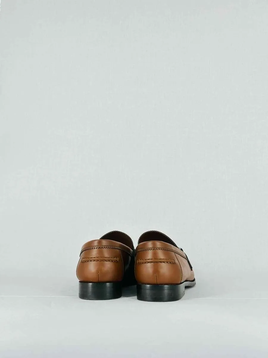 LOUIS VUITTON Brown Loafers 42