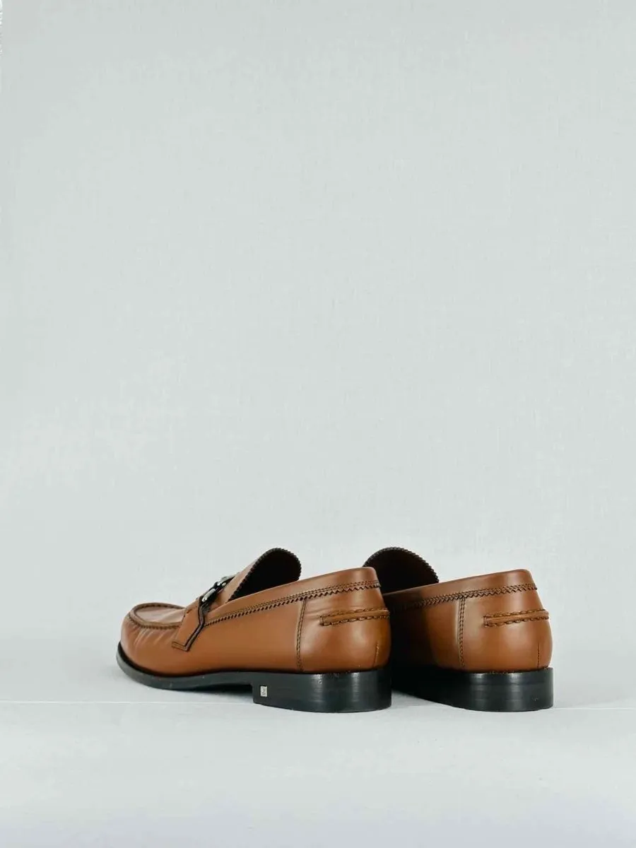 LOUIS VUITTON Brown Loafers 42