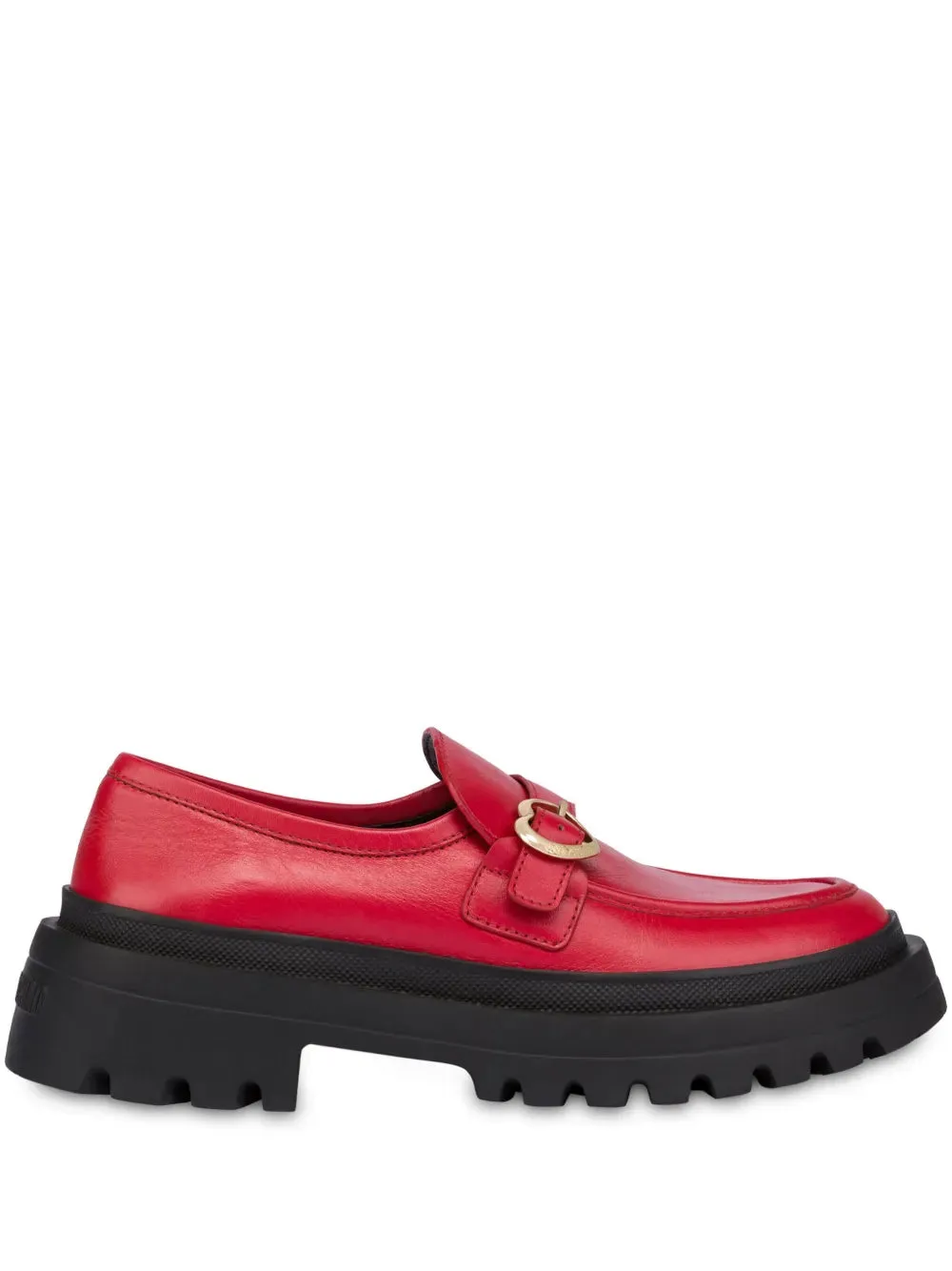 Love Moschino calfskin loafers