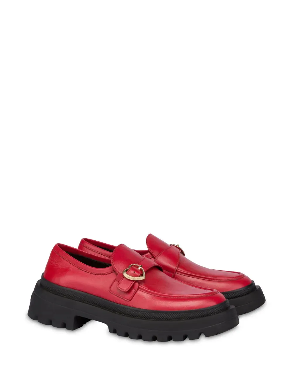 Love Moschino calfskin loafers