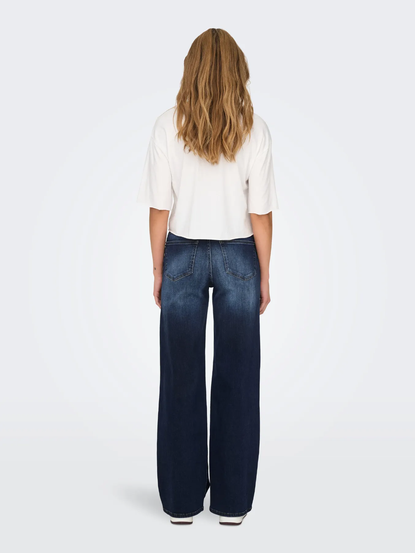 Madison Black Denim High Waist Wide Leg Jeans