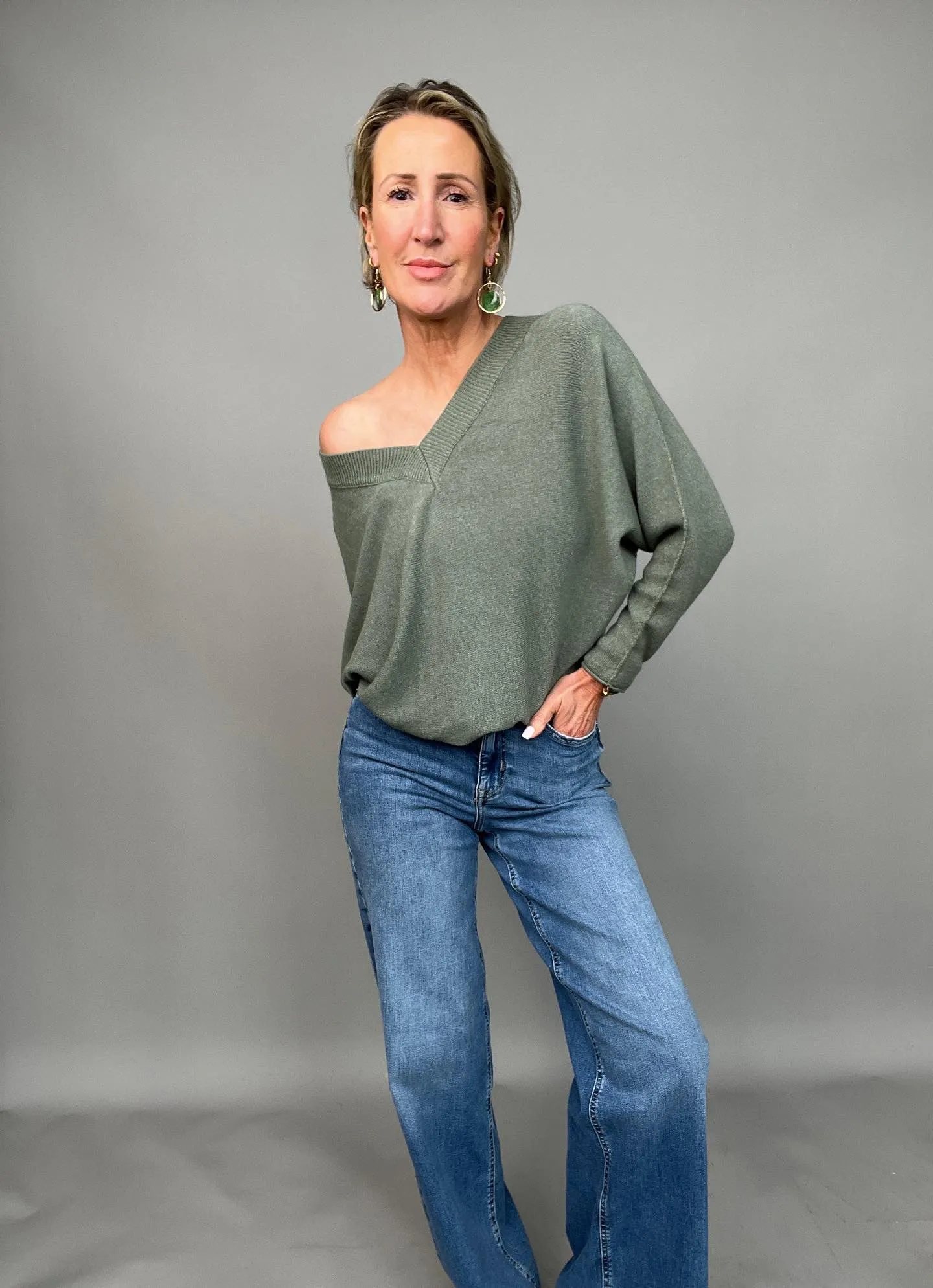 Madison Black Denim High Waist Wide Leg Jeans
