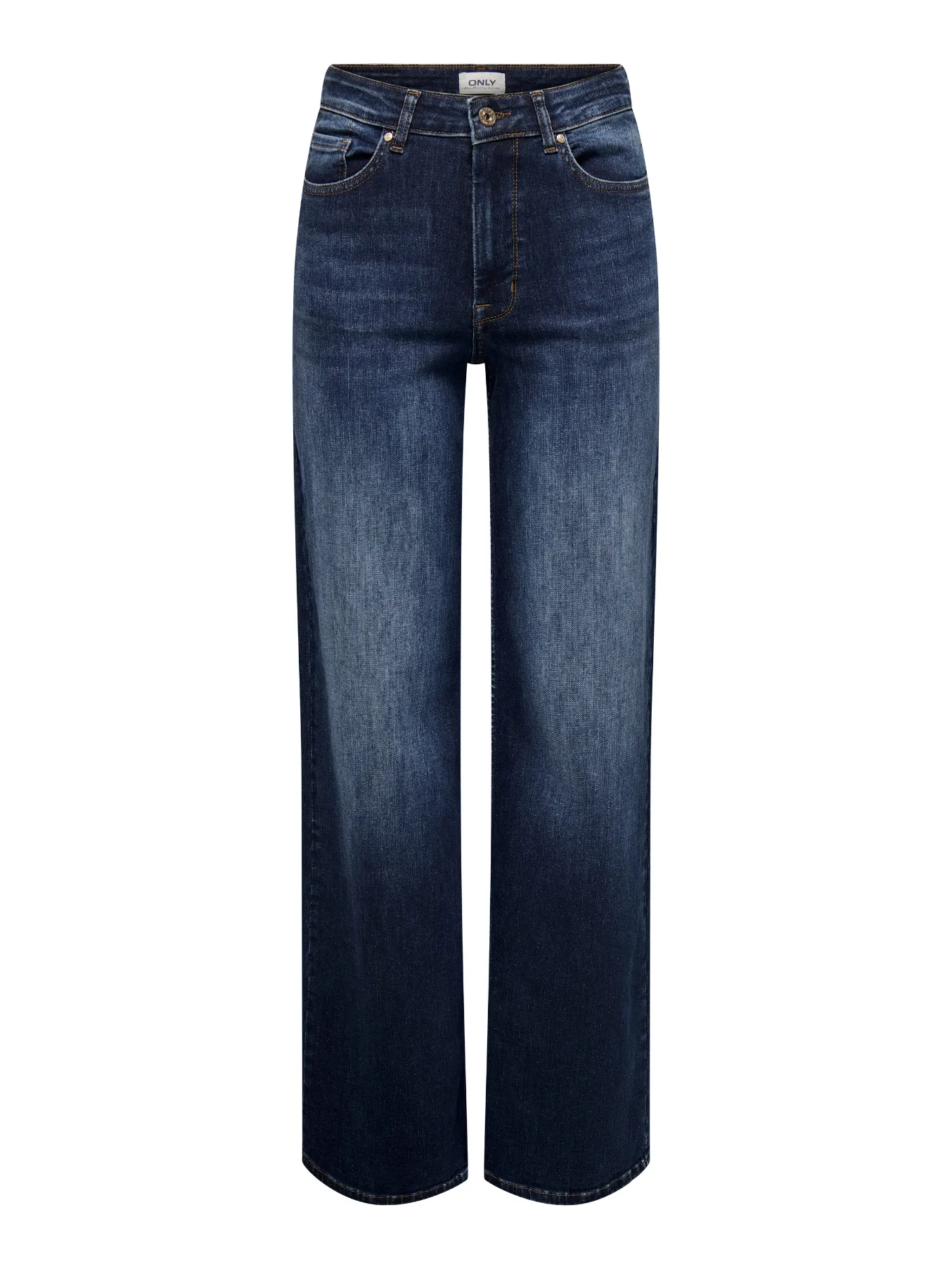 Madison Black Denim High Waist Wide Leg Jeans