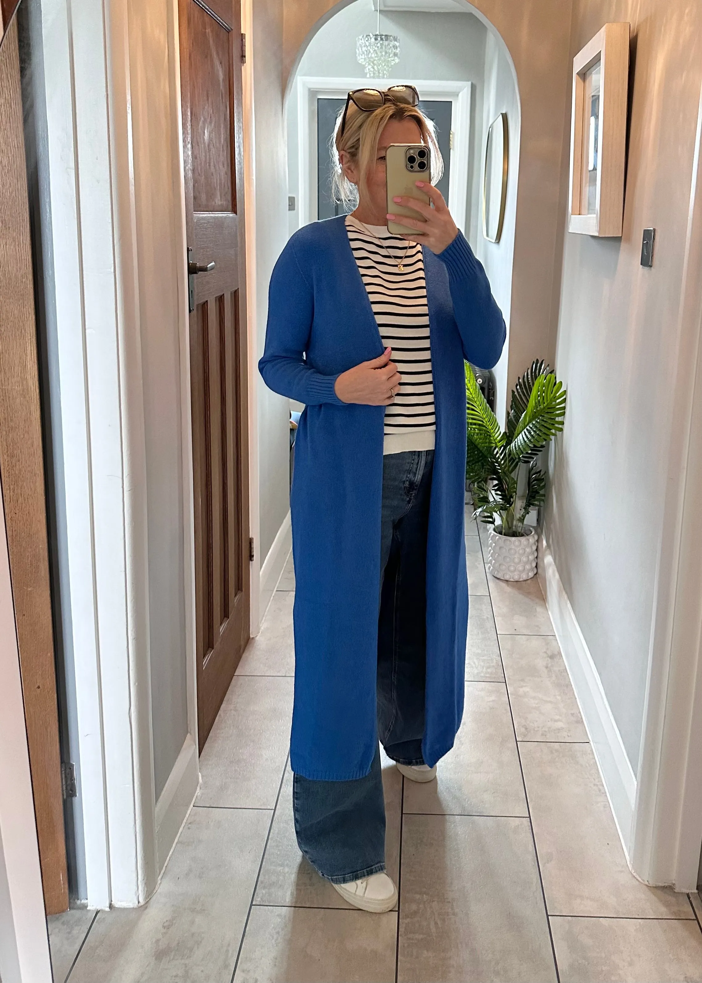 Madison Medium Blue High Waist Wide Leg Jeans