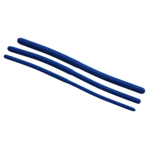 Master Series Invasion Silicone Urethral Sound Trainer Set - Blue