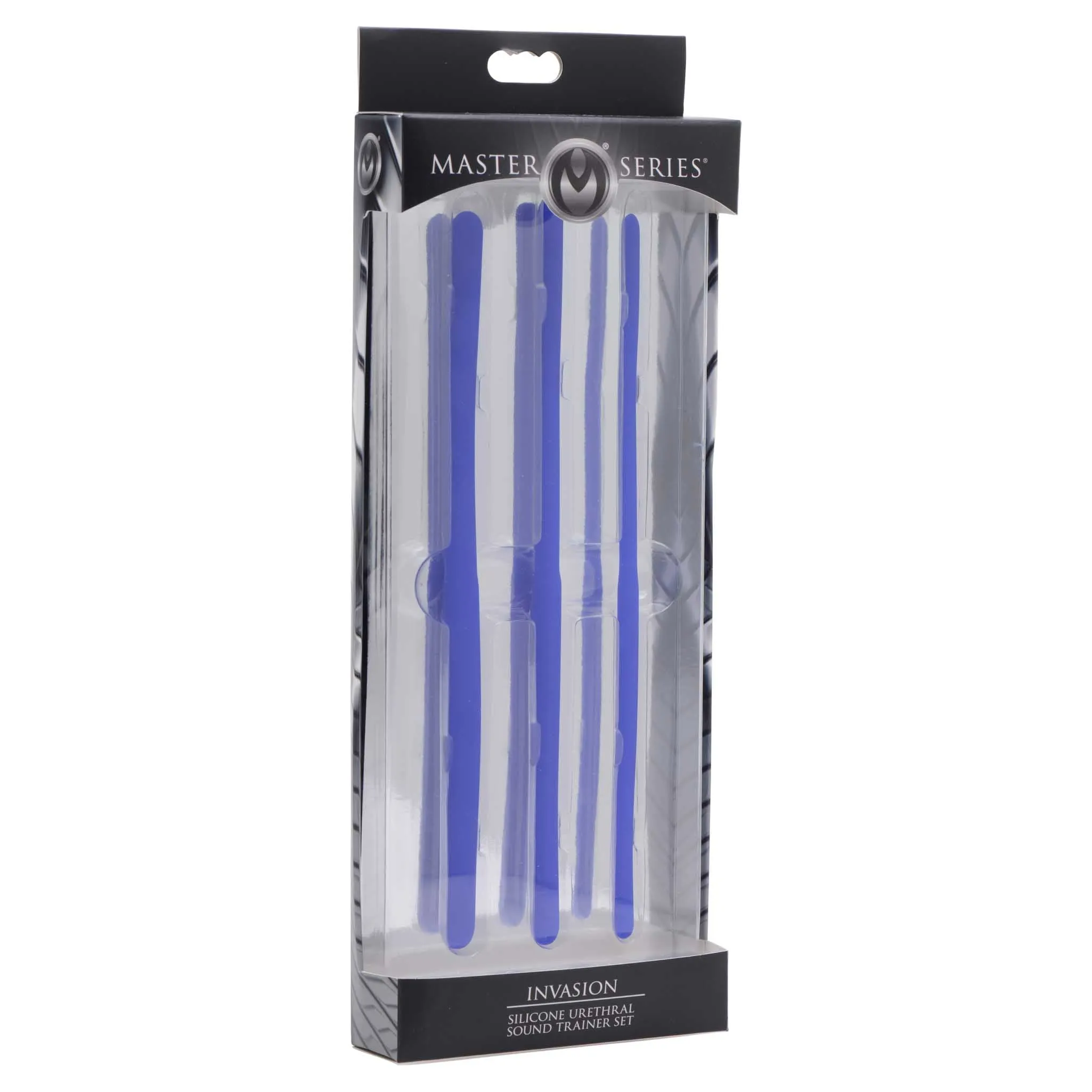 Master Series Invasion Silicone Urethral Sound Trainer Set - Blue