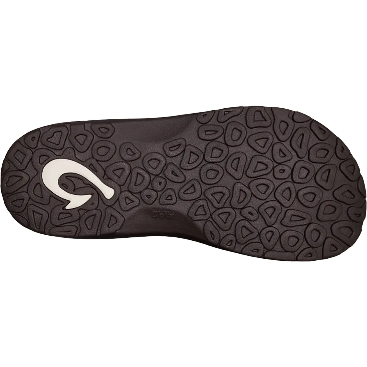Men's OluKai Nui Dark Shadow / Charcoal Leather
