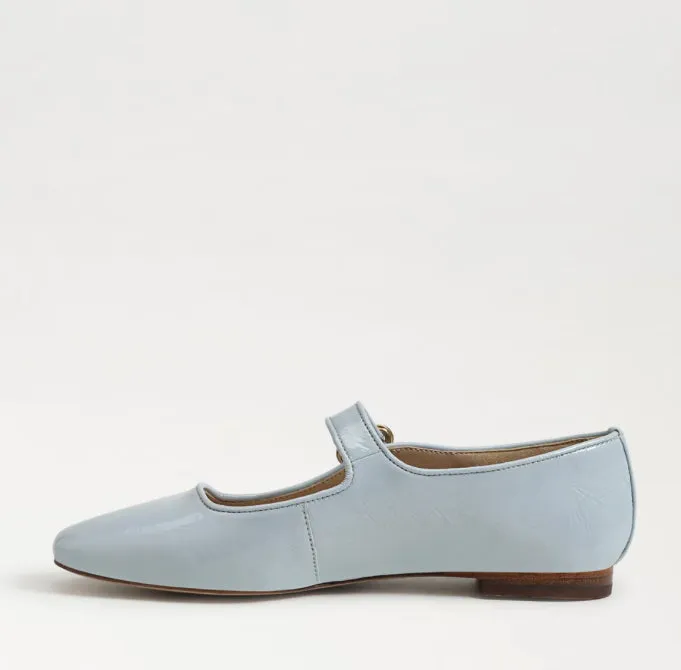 Michaela Mary Jane Flats in Cape Blue