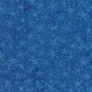 Midnight Dazzle Batiks Harbor Blue