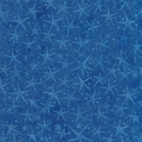 Midnight Dazzle Batiks Harbor Blue
