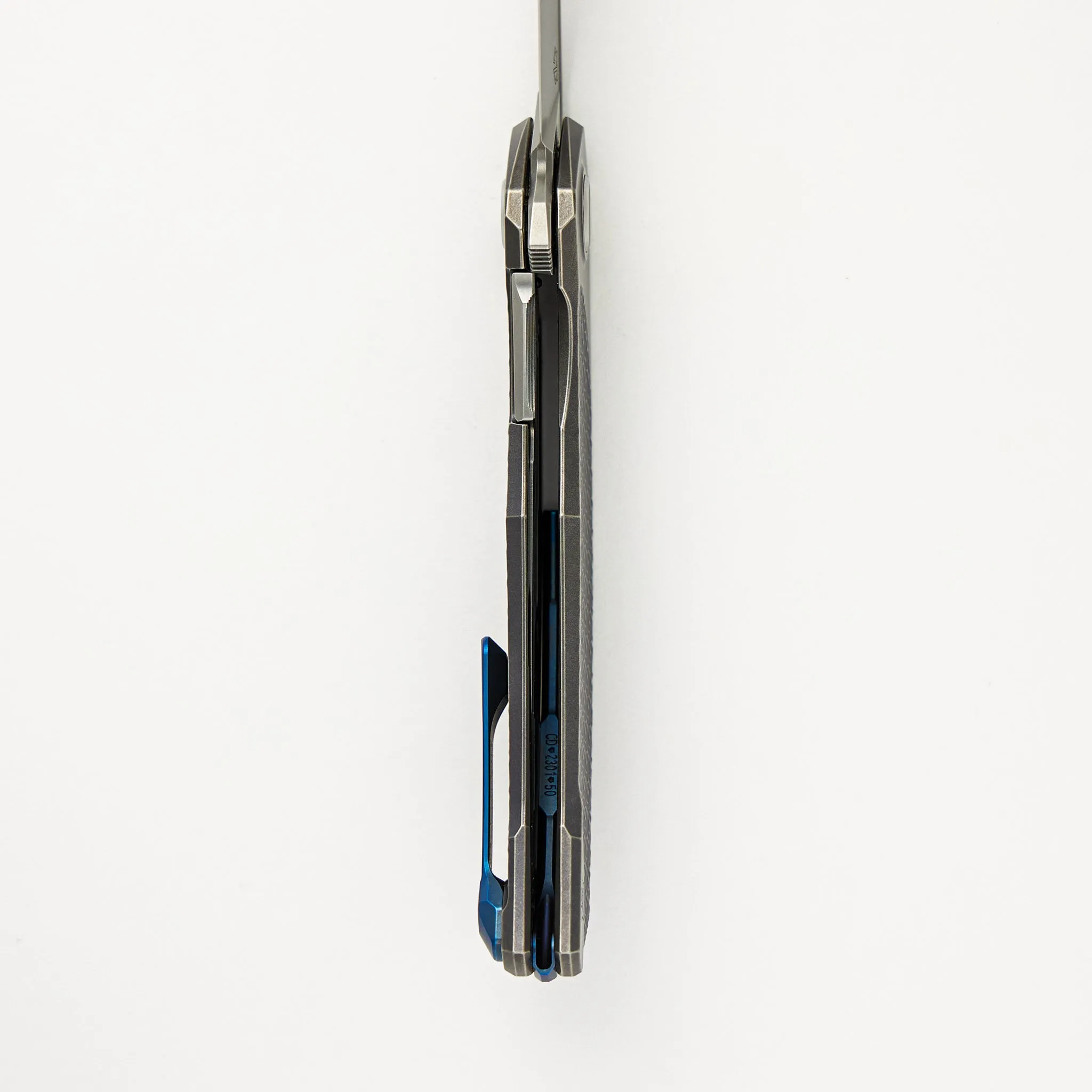 Mini Quantum Custom Division – Titanium Handle – M398 Blade – SRRBS