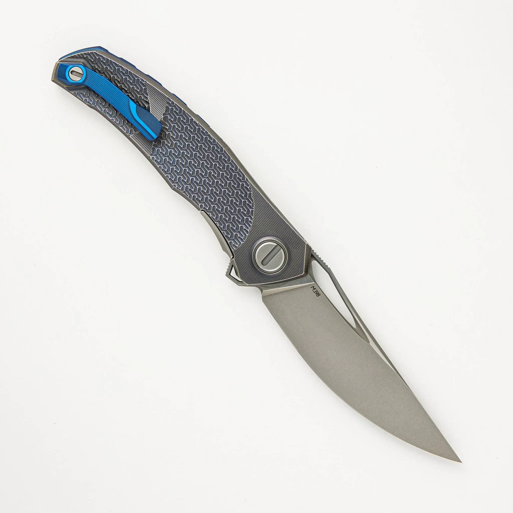 Mini Quantum Custom Division – Titanium Handle – M398 Blade – SRRBS