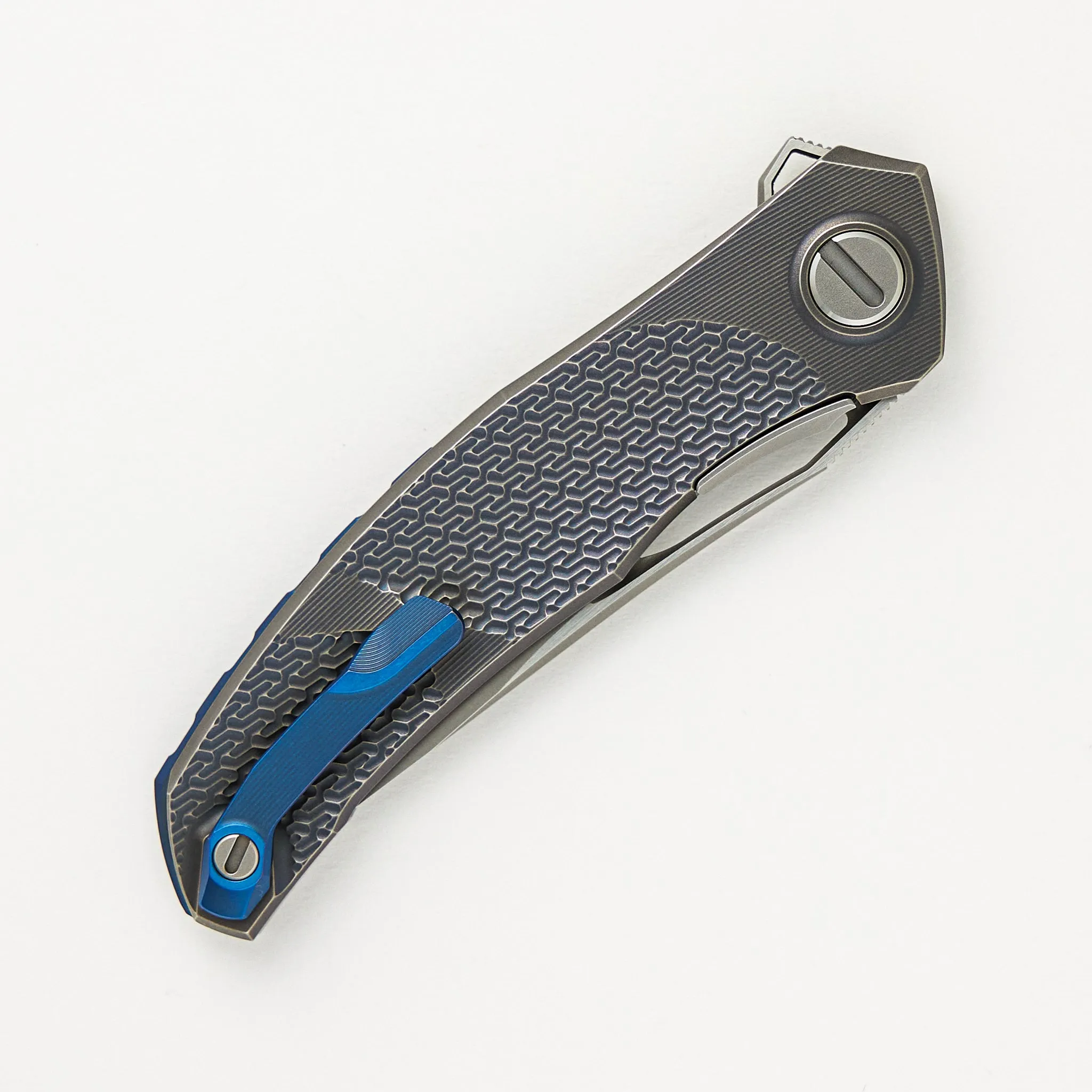 Mini Quantum Custom Division – Titanium Handle – M398 Blade – SRRBS