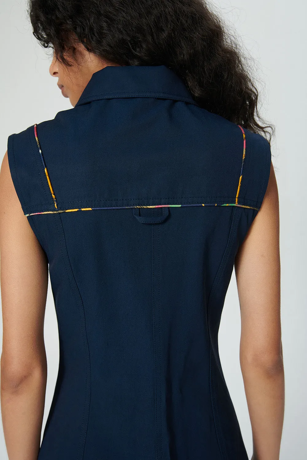 Mint Mini Dress - Pachamama Deep Blue