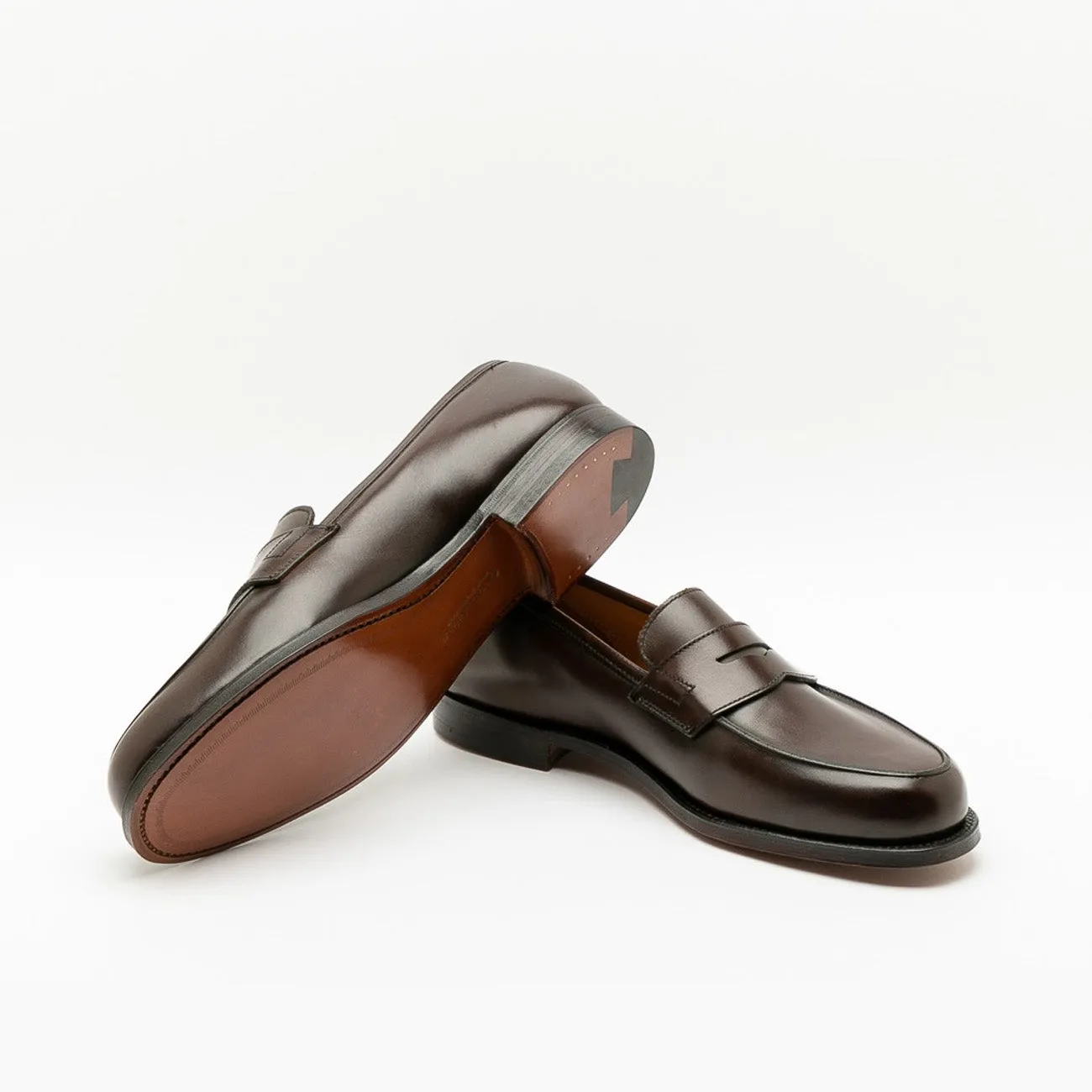 Mocassino penny Crockett & Jones Grantham 2 in pelle marrone