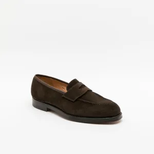 Mocassino penny Crockett & Jones Henley in camoscio marrone