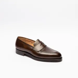 Mocassino penny Crockett & Jones Henley in pelle marrone