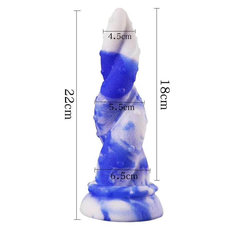 MRIMIN Colorful Tentacle Dildo Octopus Huge Anal Plug Premium Liquid Silicone