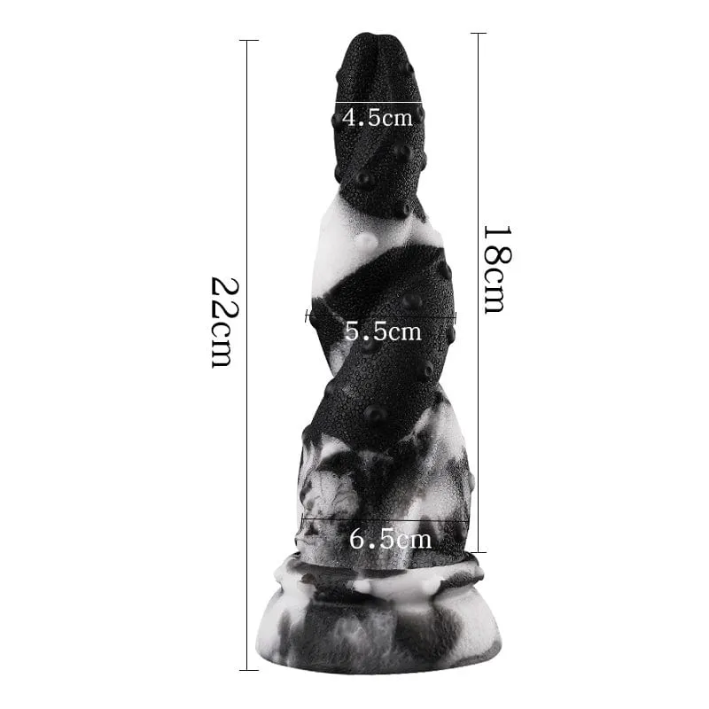 MRIMIN Colorful Tentacle Dildo Octopus Huge Anal Plug Premium Liquid Silicone